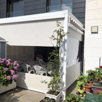Pergola En Terraza Con Toldos Palilleros 2 cantabria